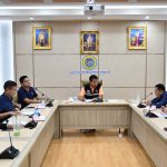 การประชุมคณะกรรมการตรวจติดตามผลงบประมาณรายจ่ายประจำปี ณ ห้องประชุมมหาหงส์ (ชั้น 3) อบจ.ปทุมธานี