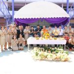พิธีวางศิลาฤกษ์ตอกไม้มงคลโดมคลุมลานอเนกประสงค์ มอบเงินอุดหนุนในการจัดสร้างโดมอเนกประสงค์ เป็นจำนวนเงิน 2,899,500.- บาท ณ โรงเรียนวัดเขียนเขต ต.บึงยี่โถ อ.ธัญบุรี จ.ปทุมธานี