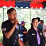 นายก อบจ.ปทุมธานี ร่วมงานแข่งขันเปตอง และลงพื้นที่ตรวจสอบการก่อสร้างโดมหลังคาอเนกประสงค์ ณ ชุมชนหมู่บ้านเอื้อาทรธัญบุรี คลอง 9 ตำบลบึงสนั่น อำเภอธัญบุรี จังหวัดปทุมธานี