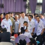 กิจกรรม Kick off ฉีดวัคซีน HPV 9 สายพันธุ์ ในเด็กนักเรียนหญิง ระดับชั้นประถมศึกษาปีที่ 5 ณ วัดเขียนเขต อำเภอธัญบุรี จังหวัดปทุมธานี