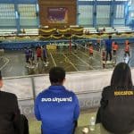 กองการศึกษาศาสนา และวัฒนธรรม ร่วมชมและร่วมเชียร์ให้กำลังใจนักกีฬาโรงเรียนในสังกัดองค์การบริหารส่วนจังหวัดปทุมธานี ณ สนามโรงยิมโรงเรียนนวมินทราชินูทิศ หอวัง นนทบุรี ตำบลบ้านใหม่ อำเภอปากเกร็ด จังหวัดนนทบุรี