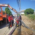 กองป้องกันและบรรเทาสาธารณภัย ลงพื้นที่ดำเนินการเก็บเครื่องสูบน้ำที่ให้การสนับสนุนในพื้นที่จังหวัดปทุมธานี เพื่อทำการซ่อมแซมและบำรุงรักษา เตรียมความพร้อมในภารกิจด้านงานป้องกันและบรรเทาสาธารณภัยต่อไป