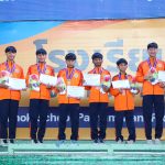 โรงเรียนสามโคก สังกัดองค์การบริหารส่วนจังหวัดปทุมธานี  มอบเกียรติบัตร และแสดงความยินดีกับนักกีฬาของโรงเรียนที่ได้รับรางวัลจากการแข่งขันกีฬานักเรียนองค์กรปกครองส่วนท้องถิ่นแห่งประเทศไทย รอบคัดเลือก ระดับภาคกลาง “นนทบุรีเกมส์ 2024” ณ โดมอเนกประสงค์โรงเรียนสามโคก
