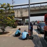องค์การบริหารส่วนจังหวัดปทุมธานี ดำเนินการซ่อมแซมไฟฟ้าส่องสว่างทางสาธารณะ