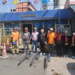 องค์การบริหารส่วนจังหวัดปทุมธานี ออกปฏิบัติการพ่นหมอกควันกำจัดยุงตัวแก่