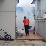 องค์การบริหารส่วนจังหวัดปทุมธานี ปฏิบัติการพ่นหมอกควันกำจัดยุงตัวแก่