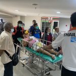 องค์การบริหารส่วนจังหวัดปทุมธานี สนับสนุนกำลังเจ้าหน้าที่ในการเคลื่อนย้ายผู้ป่วยโรงพยาบาลธัญบุรี