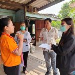 ตรวจประเมินพื้นที่ขอรับการสนับสนุนงบประมาณการปรับสภาพแวดล้อมที่อยู่อาศัย ขององค์การบริหารส่วนตำบลบางพูด