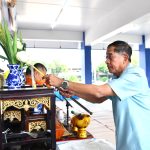 พิธีทอดผ้าป่าสามัคคีเพื่อการศึกษาและทำบุญขึ้นอาคารเรียนหลังใหม่โรงเรียนชุมชนเลิศพินิจพิทยาคม