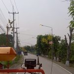 องค์การบริหารส่วนจังหวัดปทุมธานี ดำเนินการตรวจสอบไฟฟ้าส่องสว่างทางสาธารณะ บริเวณหมู่ที่ 3 – หมู่ที่ 1 ตำบลท้ายเกาะ