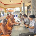 โรงพยาบาลส่งเสริมสุขภาพตำบลคลองสอง สังกัดองค์การบริหารส่วนจังหวัดปทุมธานี ลงพื้นที่สำรวจพฤติกรรมสุขภาวะที่พึงประสงค์ของประสงฆ์ ประจำปี 2568
