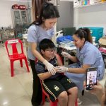 โรงพยาบาลส่งเสริมสุขภาพตำบลหลักหก1 สังกัดองค์การบริหารส่วนจังหวัดปทุมธานี ให้บริการฉีดวัคซีนป้องกันโรคไข้หวัดใหญ่ 4 สายพันธุ์