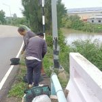องค์การบริหารส่วนจังหวัดปทุมธานี ดำเนินการซ่อมแซมไฟฟ้าส่องสว่างทางสาธารณะ บริเวณถนนสาย 3111 – คลองเจ๊ก หมู่ที่ 4 ตำบลท้ายเกาะ อำเภอสามโคก