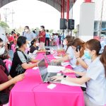 โรงพยาบาลส่งเสริมสุขภาพตำบลบึงบอน องค์การบริหารส่วนจังหวัดปทุมธานี ให้บริการฉีดวัคซีนป้องกันโรคไข้หวัดใหญ่ 4 สายพันธุ์