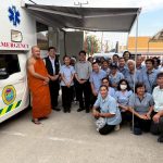 โรงพยาบาลส่งเสริมสุขภาพตำบลบางขะแยง สังกัดองค์การบริหารส่วนจังหวัดปทุมธานี รับมอบรถสำหรับให้บริการเชิงรุกในชุมชน