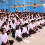 โรงเรียนสามโคก สังกัดองค์การบริหารส่วนจังหวัดปทุมธานี ปฐมนิเทศนักเรียนใหม่” ระดับชั้นมัธยมศึกษาปีที่ 4 ถึงปีที่​ 6 (นักเรียนเข้าใหม่)