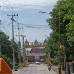 กองช่าง องค์การบริหารส่วนจังหวัดปทุมธานี ดำเนินการตรวจสอบไฟฟ้าส่องสว่างทางสาธารณะ บริเวณหมู่ที่ 3 – หมู่ที่ 1 ตำบลท้ายเกาะ อำเภอสามโคก