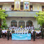 โรงเรียนสามโคก สังกัดองค์การบริหารส่วนจังหวัดปทุมธานี ร่วมกิจกรรมโครงการจิตอาสา “เราทำความ ดี ด้วยหัวใจ”