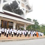 โรงเรียนสามโคก สังกัดองค์การบริหารส่วนจังหวัดปทุมธานี จัดโครงการส่งเสริมคุณธรรมจริยธรรมด้วยกิจกรรมค่ายพุทธบุตร ระดับชั้นมัธยมศึกษาปีที่ 1