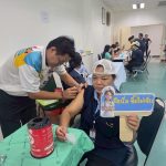 โรงพยาบาลส่งเสริมสุขภาพตำบลบ้านฉาง สังกัดองค์การบริหารส่วนจังหวัดปทุมธานี ลงพื้นที่ให้บริการฉีดวัคซีนป้องกันโรคไข้หวัดใหญ่ 4 สายพันธุ์ ณ โรงงานไทยมิตซูวา ตำบลบ้านฉาง อำเภอเมืองปทุมธานี จังหวัดปทุมธานี