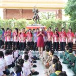 โรงเรียนวัดป่างิ้ว สังกัดองค์การบริหารส่วนจังหวัดปทุมธานี ร่วมกิจกรรมสานสัมพันธ์พี่น้องร่วมใจเทิดไท้องค์ราชัน (กาชาดหัวใจครูสัญจร ครั้งที่ 5) ณ โดมอเนกประสงค์โรงเรียนวัดป่างิ้ว สังกัดองค์การบริหารส่วนจังหวัดปทุมธานี ตำบลบ้านงิ้ว อำเภอสามโคก จังหวัดปทุมธานี