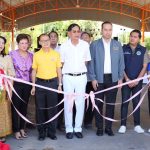 พิธีเปิดหลังคาคลุมลานอเนกประสงค์วัดโคก ตำบลบางปรอก อำเภอเมืองปทุมธานี จังหวัดปทุมธานี
