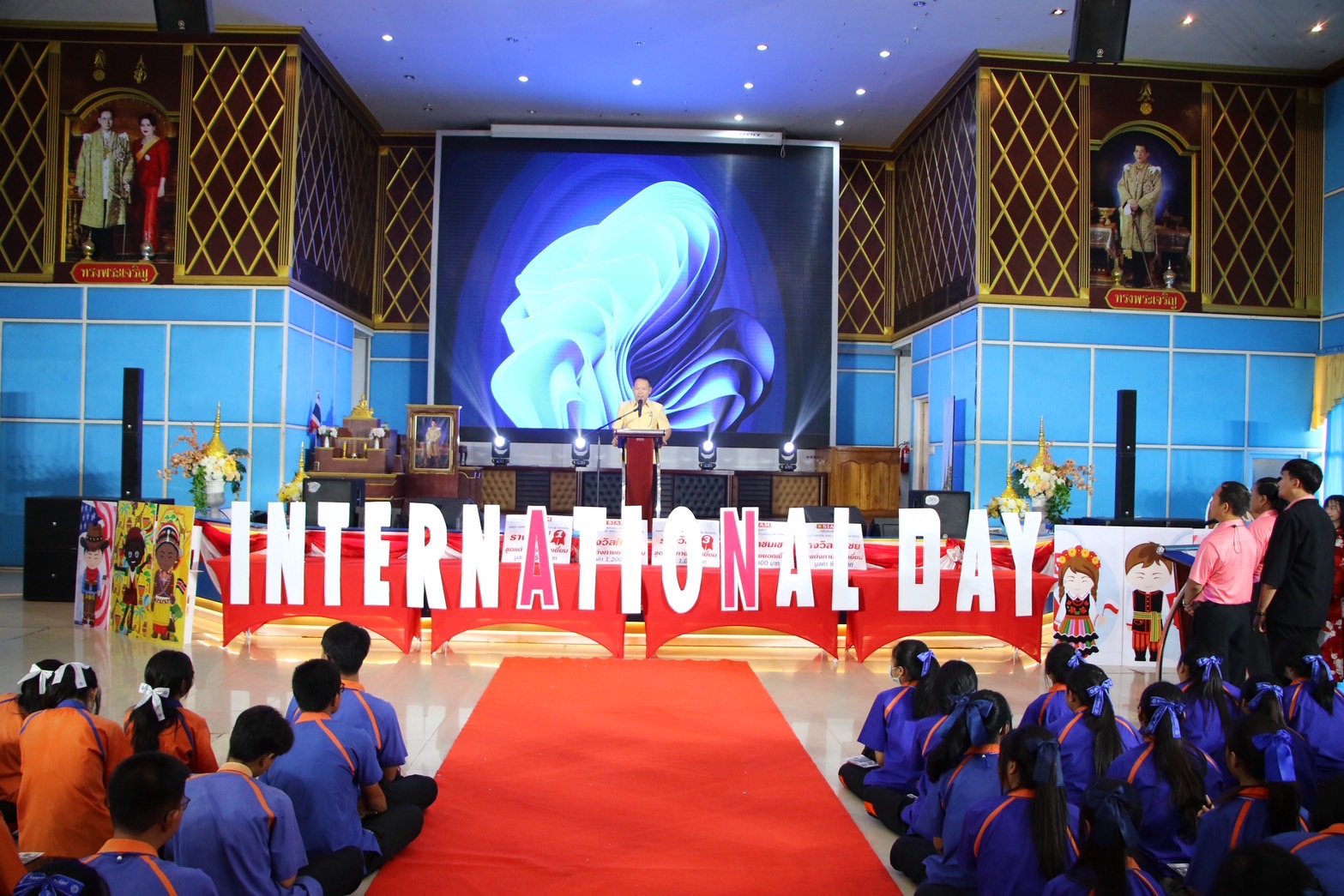 You are currently viewing โรงเรียนสามโคก สังกัดองค์การบริหารส่วนจังหวัดปทุมธานี เปิดกิจกรรม “International Day” ซึ่งจัดโดยกลุ่มสาระการเรียนรู้ภาษาต่างประเทศ ณ หอประชุมโรงเรียนสามโคก สังกัดองค์การบริหารส่วนจังหวัดปทุมธานี