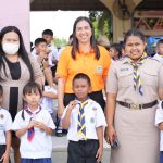 โรงเรียนวัดป่างิ้ว สังกัดองค์การบริหารส่วนจังหวัดปทุมธานี ร่วมชมกิจกรรมการแข่งขันจรวดเป่าลมของนักเรียนระดับชั้นประถมศึกษาปีที่ 1-2 ณ บริเวณหน้าอาคาร 4 โรงเรียนวัดป่างิ้ว สังกัดองค์การบริหารส่วนจังหวัดปทุมธานี