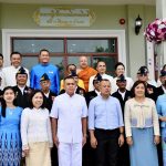 อบจ.ปทุมธานี ร่วมพิธีเจริญพระพุทธมนต์ เพื่อฉลองอาคารอเนกประสงค์ ภายใต้โครงการพัฒนาศักยภาพและยกระดับการท่องเที่ยวจังหวัดปทุมธานี ณ วัดโบสถ์ ตำบลบางกระบือ อำเภอสามโคก จังหวัดปทุมธานี