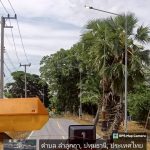กองช่าง ดำเนินการซ่อมแซมไฟฟ้าส่องสว่างทางสาธารณะ บริเวณถนนคลองซอยที่ 8 ฝั่งตะวันตก หมู่ที่ 6-หมู่ที่ 10 ตำบลลำลูกกา อำเภอลำลูกกา จังหวัดปทุมธานี